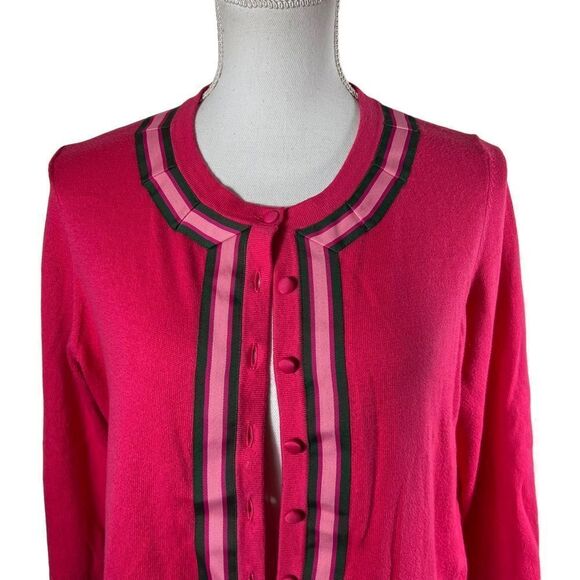 Boden Pink Button Down Cardigan - Picture 3 of 9